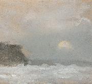 Clarice Beckett Moonrise, Beaumaris oil painting artist